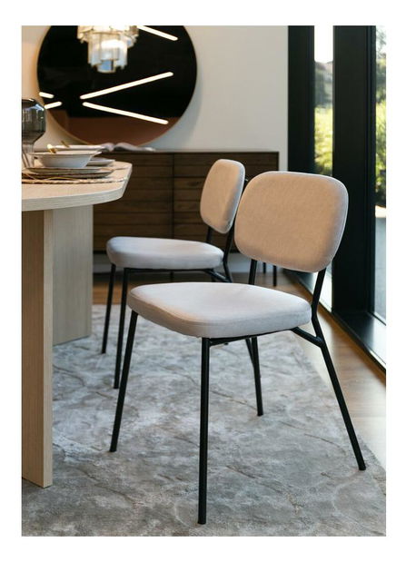 Jídelní židle Beverley (béžová)