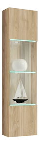 Nástěnná vitrína Ferryhill HJ FY 42 (dub jackson hickory) (s osvětlením)
