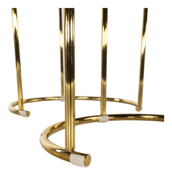 Konferenční stolek Monet (zlatá + černá)