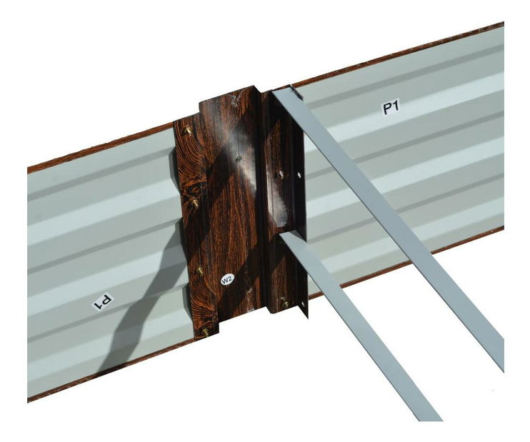 Vyvýšený záhon 7 Naipes (hnědá)