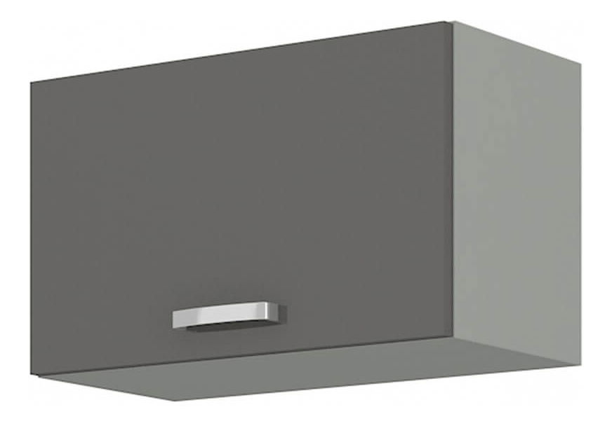 Horní kuchyňská skříňka Gonir 60 GU 36 1F (šedá + šedá)