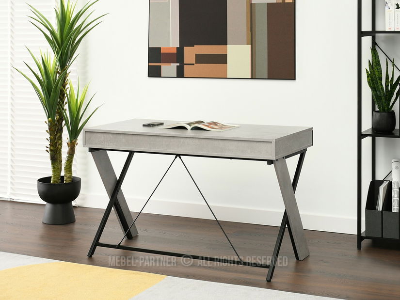 PC stolek Hilly (beton)