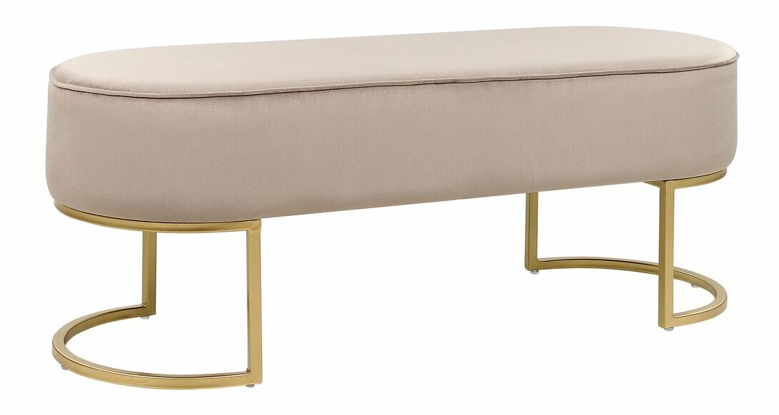 Lavička Milza (krémová)