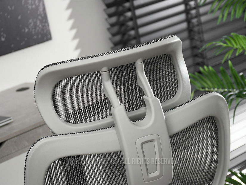 Kancelářské křeslo Huio (šedá)