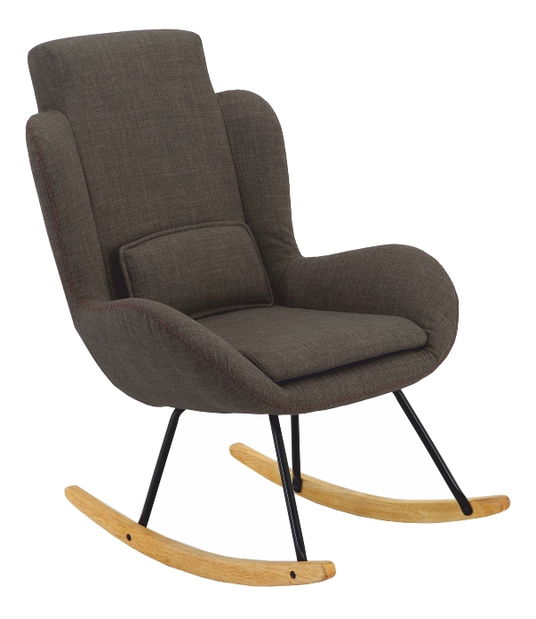 Relaxační houpací křeslo Harper (hnědá)