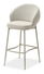 Barová židle Ravelianto (béžová + šedá)