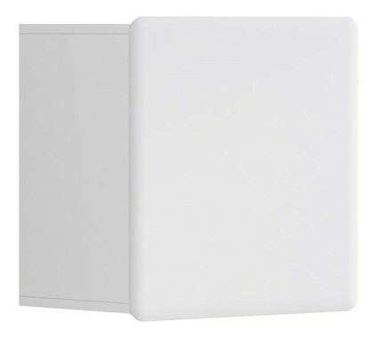 Skříňka na stěnu BRW Possi Light SFW1D/5/5 (bílá + lesk bílý)