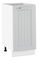 Dolní kuchyňská skříňka Janne Typ 52 (světle šedá + bílá)
