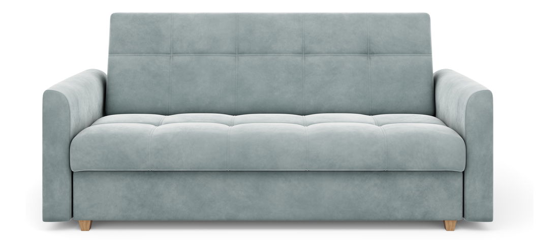 Pohovka dvousedačka Luna (bělavá modrá)