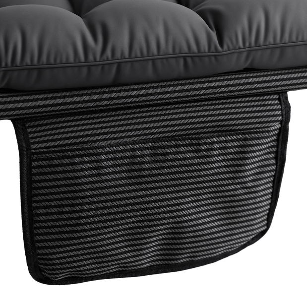 Zahradní lehátko Venden (šedá)