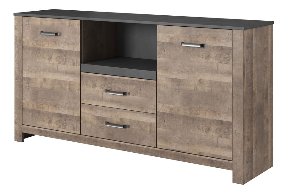 Komoda Sadr E (dub sand grande + matera)