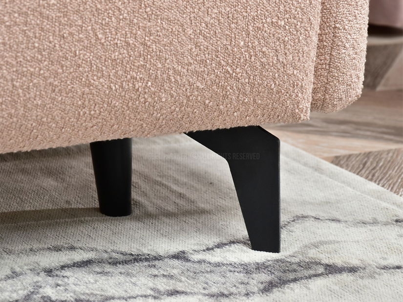 Pohovka dvousedačka Lasciare (černá)