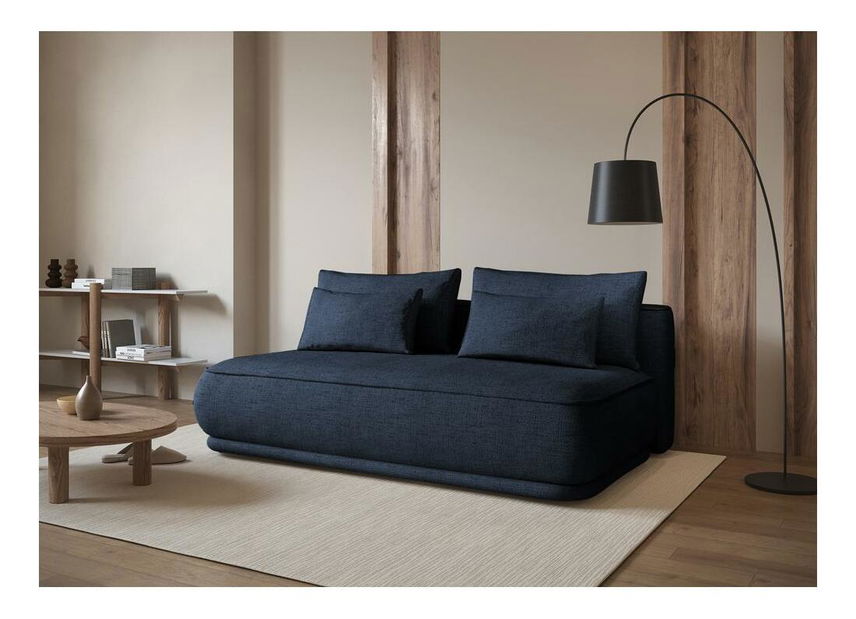 Pohovka trojsedačka Lesanna (námořnická modrá + černá)