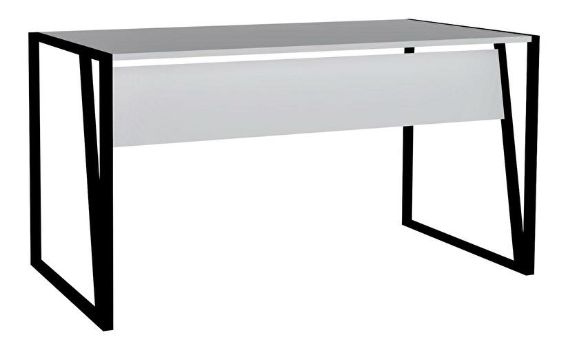  Psací stůl Lesake 2 (bílá + černá)