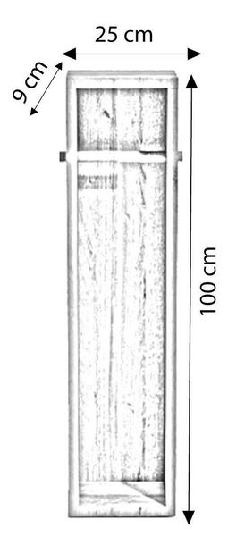 Koupelnová skříňka Deli (ořech)