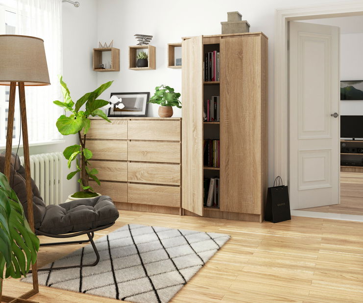 Policová skříň Rainer II (dub sonoma)