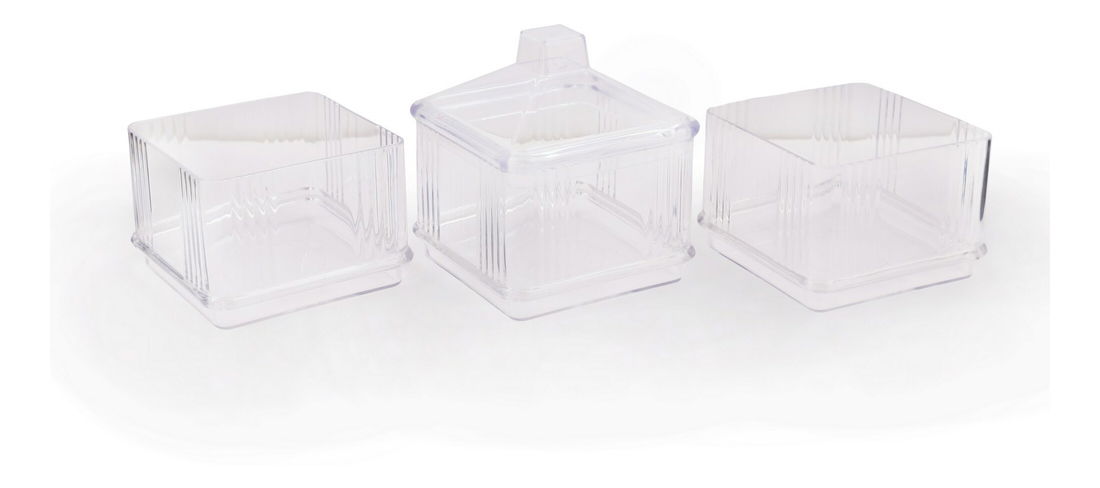 Sada úložných dóz na potraviny (3 ks.) Kara (průhledná)