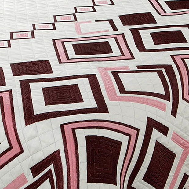 Přehoz na postel 210x170cm Elle (bordó)