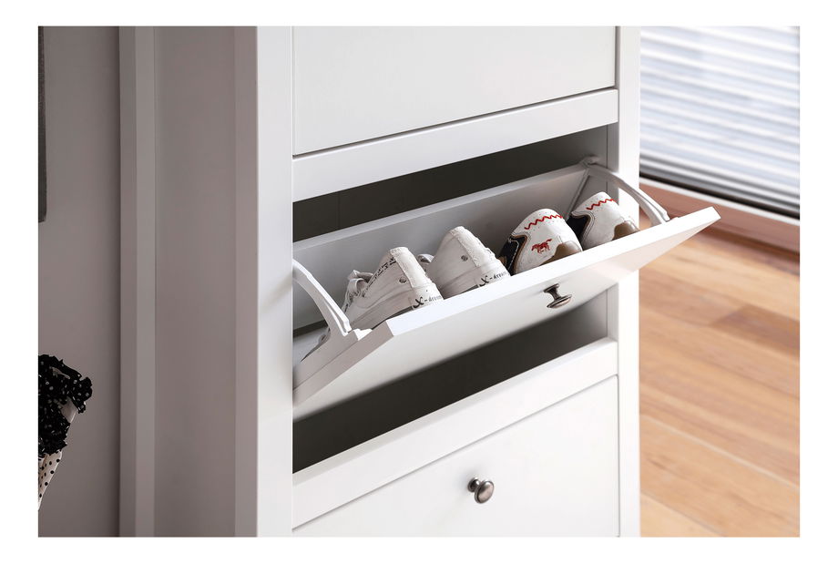 Botník (skříňka na boty) Otis 3k (bílá)