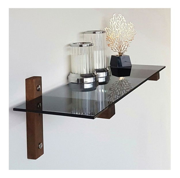 Obývací stěna Vamebo 3 (ořech + kouřová)