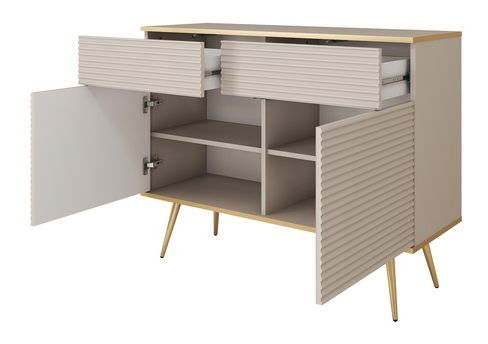 Komoda Onasewo KSZ17 (béžová + zlatá)