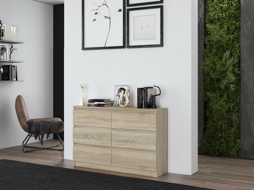 Komoda Musecalo 6 120 (dub sonoma)