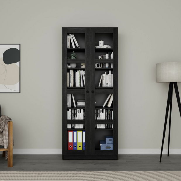 Vitrína Luckiny V (černá)