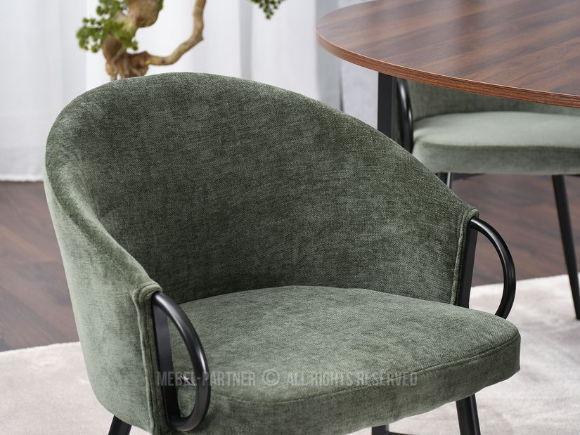 Židle Carma K (zelená + černá)