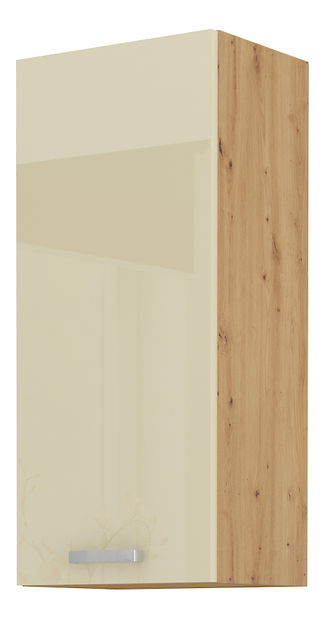 Horní kuchyňská skříňka Arryn 30 G-90 1F (dub artisan + lesk krémový)