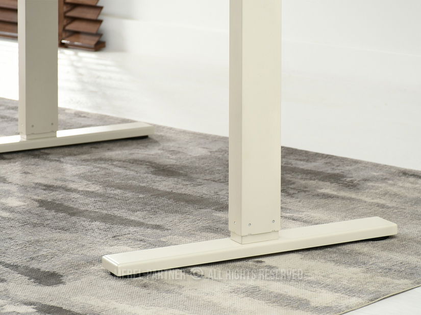 PC stolek Osto 120 (ořech + krémová)