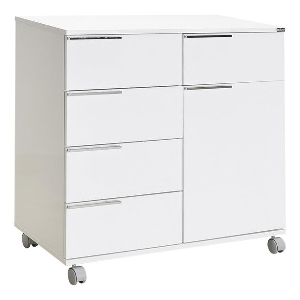 Komoda na kolečkách Aderyn 2 (bílá)