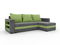Rohová sedací souprava Simpney (šedá + zelená) (P)