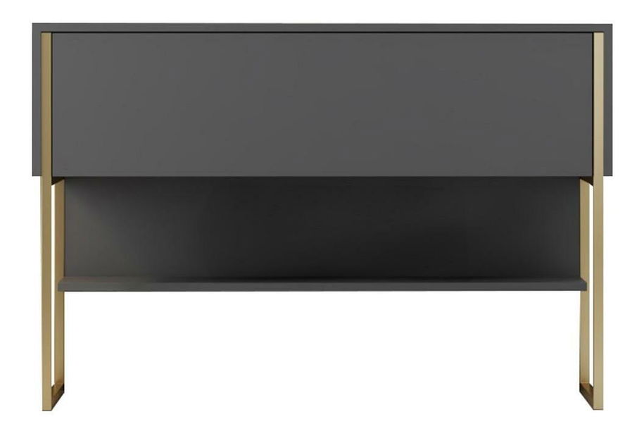 Konzolový stolek Luna 4 (zlatá + antracit)