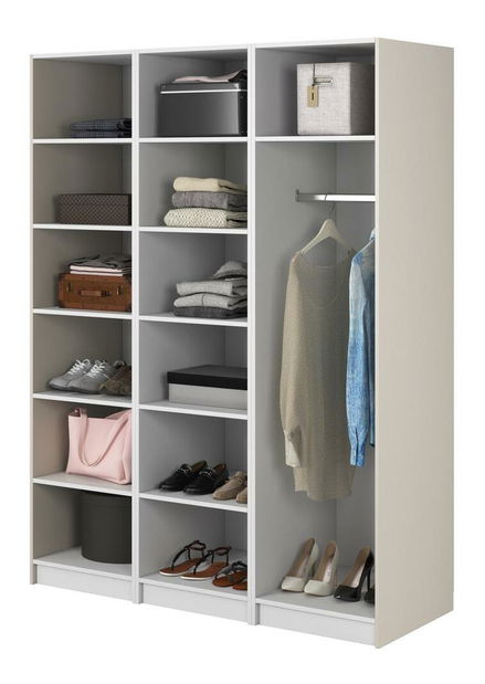 Šatní skříň Forry VII (sivobéžová)