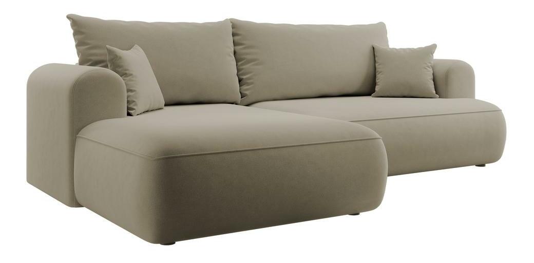 Rohová sedací souprava Olivo I (L) (béžová střední + černá)