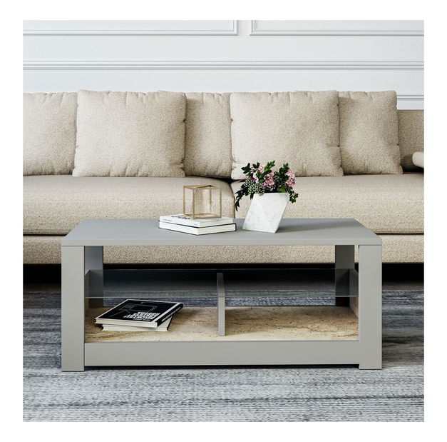 Konferenční stolek Adios (šedý travertin)