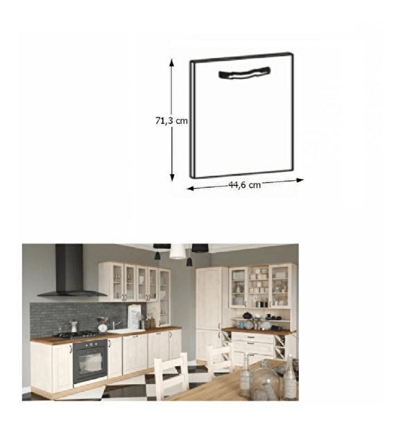 Dvířka na myčku Regnar 44,6x71,3 velké