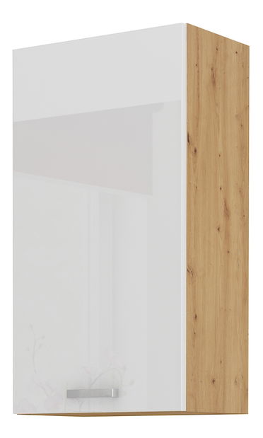 Horní kuchyňská skříňka Arryn 45 G-90 1F (dub artisan + lesk bílý)