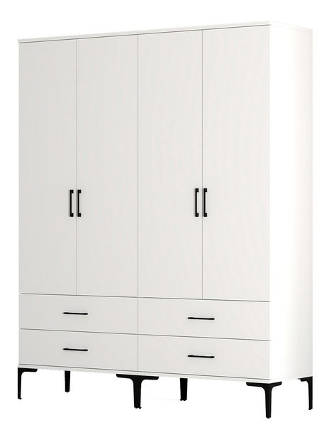 Šatní skříň Kiara TT (bílá)