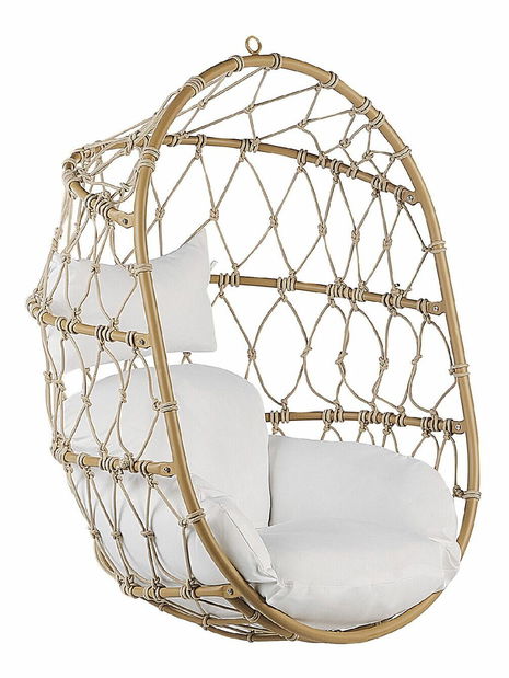 Závěsné křeslo Adrina (béžová)