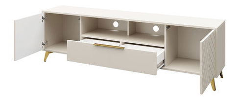 TV skříňka/stolek Semprum 2D1SZ (písková béžová)