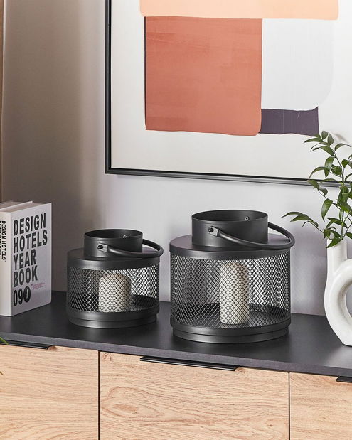  Svícen 19 cm Yanis (černá)