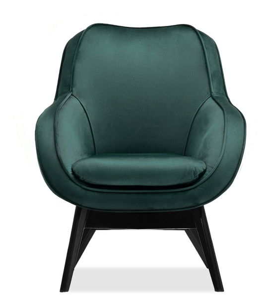 Designové křeslo Merch (zelená + bílá)