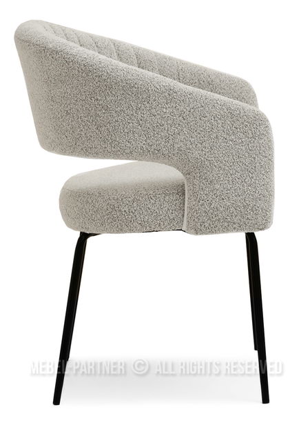 Židle Kim (béžová + černá)