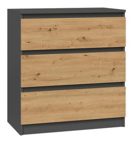 Komoda Musecalo 1 (antracit + dub artisan)