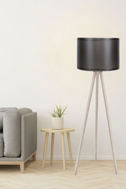 Stojanová lampa Farnesia 1 (černá + přírodní)