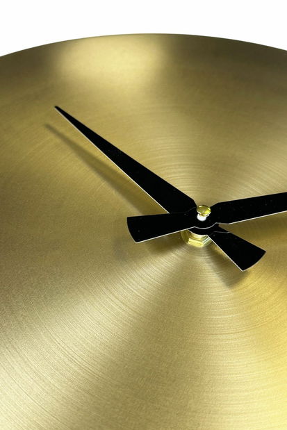 Nástěnné hodiny Silve (ořech + šedá)