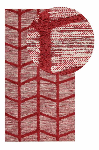 Koberec 80 x 150 cm Sivvas (červená)