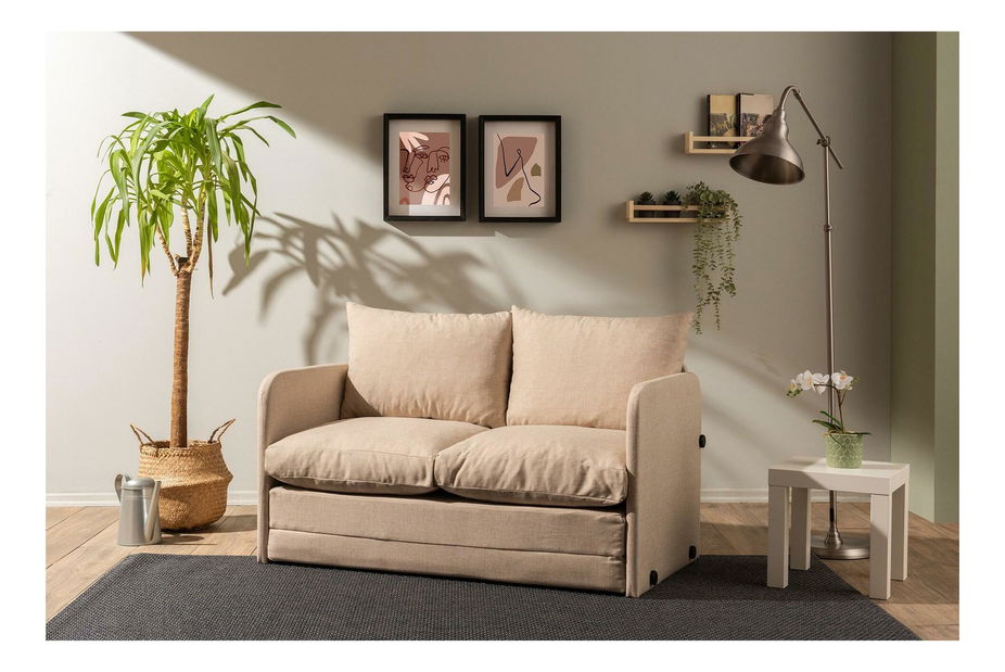 Rozkládací pohovka Sagoretti (béžová)