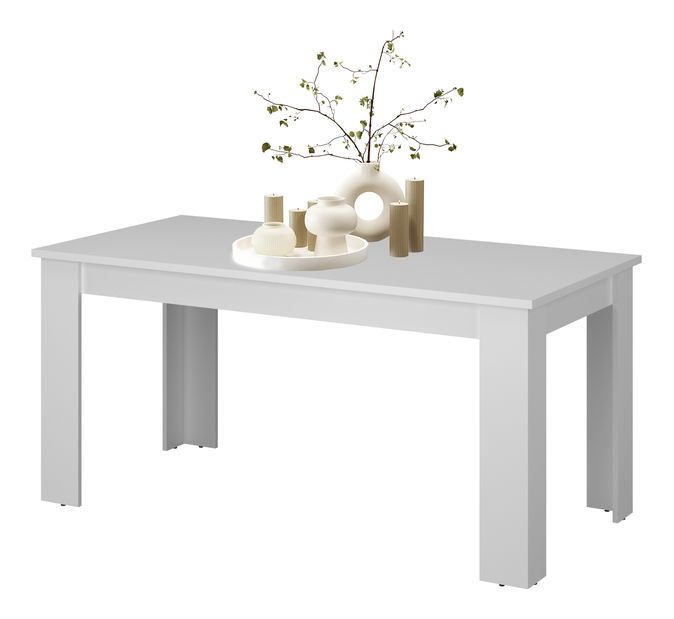 Rozkládací jídelní stůl Ethan (bílá) (pro 6 až 8 osob)